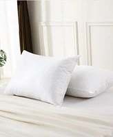 Royal Velvet Twin Pack White Goose Down Feather Blend Pillow