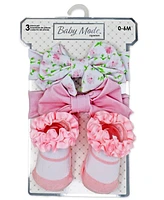 Tendertyme 24 Piece Baby Girls Elephants and Woodland Foxes Infant Apparel Layette Gift Set
