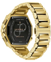 Bulova Men's Chronograph Series X Precisionist Gold-Tone Stainless Steel Bracelet Watch 45mm