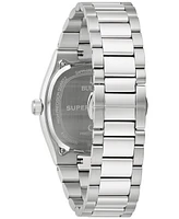 Bulova Men's Super Seville Stainless Steel Bracelet Watch 38mm