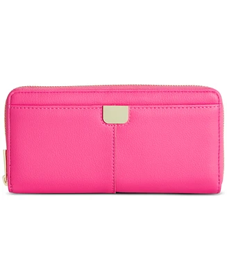 On 34th Angii Zip Around Solid Wallet, Created for Macy's