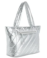 On 34th Nylon Xl Metallic Tote, Created for Macy's