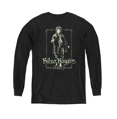 The Hobbit Youth Bilbo Stare Long Sleeve Sweatshirts