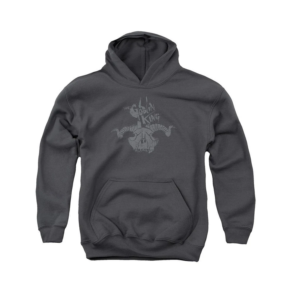 The Hobbit Boys Youth Golin King Symbol Pull Over Hoodie / Hooded Sweatshirt