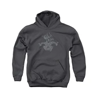 The Hobbit Boys Youth Golin King Symbol Pull Over Hoodie / Hooded Sweatshirt