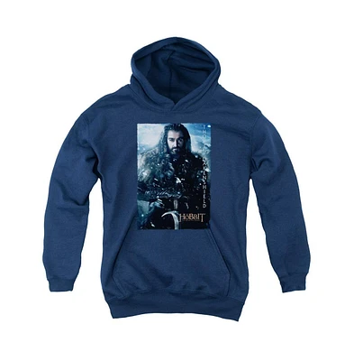 The Hobbit Youth Thorin Poster Pull Over Hoodie / Hooded Sweatshirt