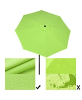 Yescom 9Ft UV50+ 3000PA Outdoor Table Patio Umbrella with Crank Tilt Aluminum Sunshade Deck Garden Yard Poolside Market