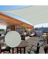 16x16 Ft 97% Uv Block Square Sun Shade Sail Top Canopy Outdoor Patio Pool Yard