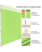 InstaHibit 1080D 120g Sidewall UV30+ Fits 10x10ft Canopy Outdoor Picnic 2 Pieces