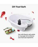 Yescom 25W Personal Foot Bath Spa Massager Machine w/ Tub Health Care Ionic Detox Home Salon