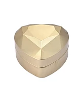 Luxury Heart Shape Led Ring Box Jewelry Wedding Engagement Proposal Light Case
