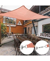 Yescom Rectangle Sun Shade Sail Hardware Kit 304 Anti-Rust Stainless Steel Outdoor Yard