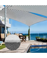 Yescom 2 Pack 19x13 Ft 97% Uv Block Rectangle Hdpe Sun Shade Sail Canopy Outdoor Patio