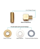 Aquaterior Wall Mount Faucet Installation Kit for Commercial Sink Backsplash