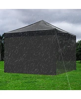 InstaHibit 10x10 Pop up Canopy 1 Sidewall Kit for Replacement Shade UV30+ Patio
