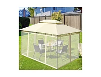 Slickblue 10 Feet x 13 Tent Canopy Shelter with Removable Netting Sidewall