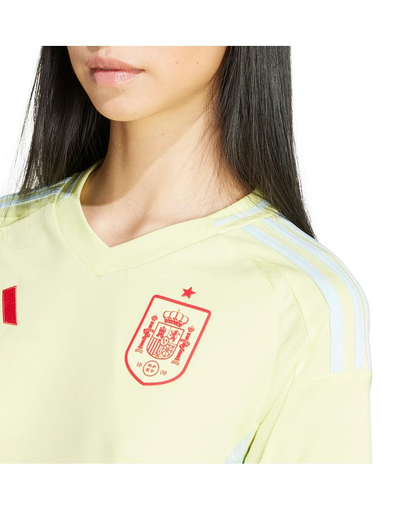 Adidas Women's Yellow Spain National Team 2024 Away Replica Jersey