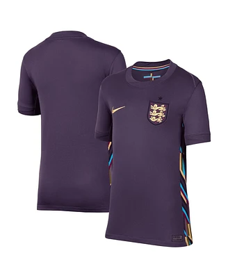 Nike Big Boys and Girls Purple England National Team 2024 Away Replica Blank Jersey