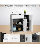 Buffet Sideboard Storage Cabinet with Spacious Table Top