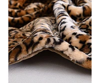 MarCielo Faux Fur Throw Blanket Leopard Cheetah Bed Blanket - 50 by 70 inches