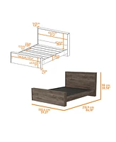 Fm Furniture Braga Full Size Bed Base