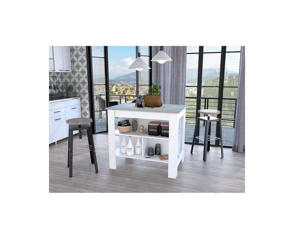 Fm Furniture Brooklyn Kitchen Island