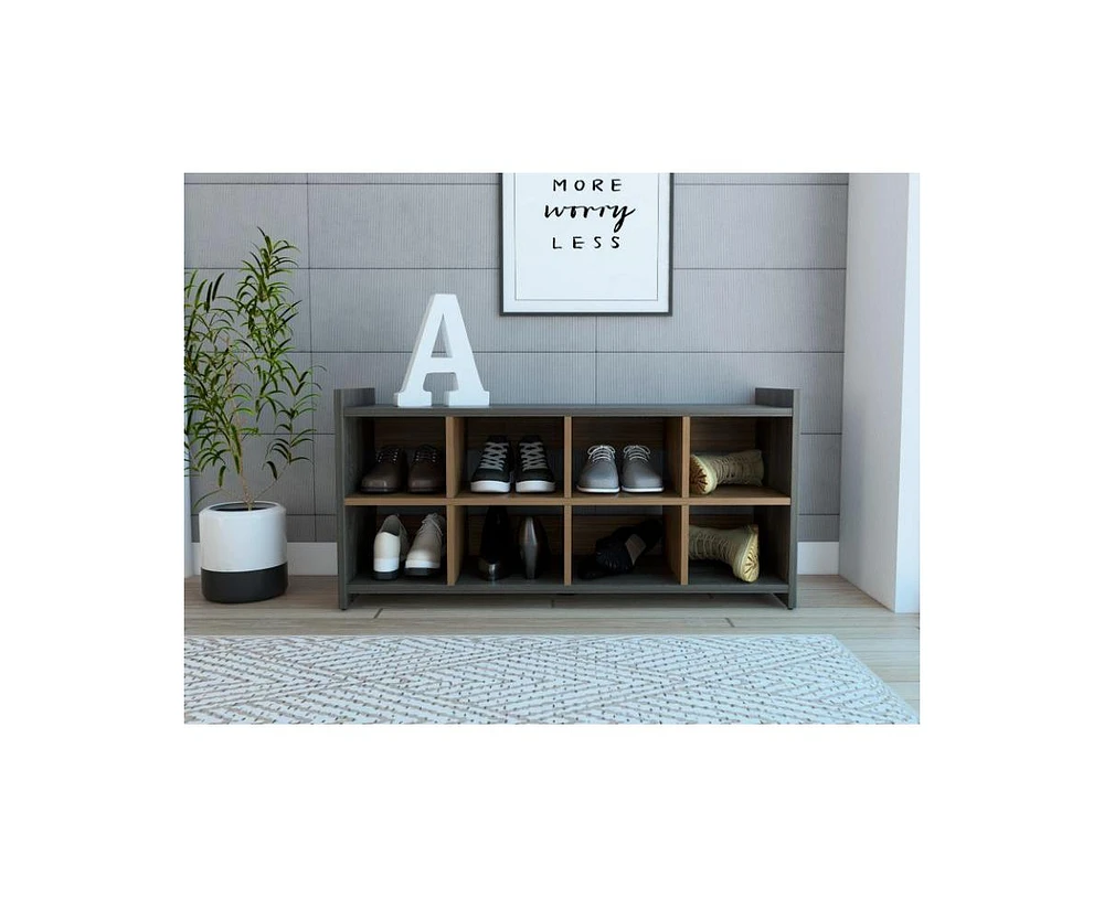 Fm Furniture Harrison Entryway Shoe Rack