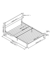 Streamdale Furniture Twin Size Metal Bed Sturdy System Metal Bed Frame, Modern Style And Comfort To Any Bedroom