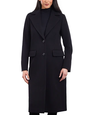 Michael Kors Petite Single-Breasted Coat, Created for Macy's