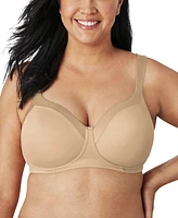 Playtex Women's Secrets Shapes & Supports Balconette Full Figure Wirefree Bra US4824