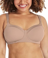 Playtex Women's Secrets Shapes & Supports Balconette Full Figure Wirefree Bra US4824