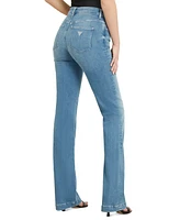 Guess Women's Mid-Rise Faded Bootcut Jeans