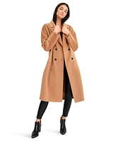 Belle & Bloom Women's Boss Girl Double-Breasted Wool Coat