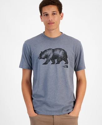 The North Face Men's Bear On The Move Standard-Fit Graphic T-Shirt