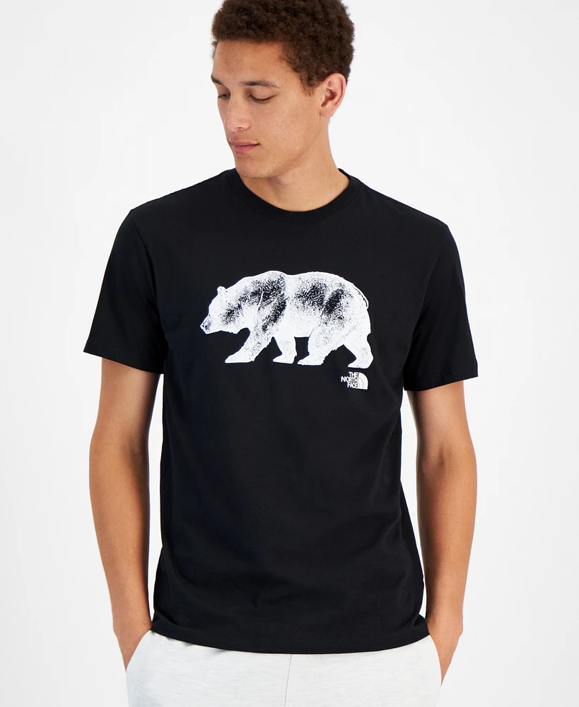 The North Face Men's Bear On Move Standard-Fit Graphic T-Shirt