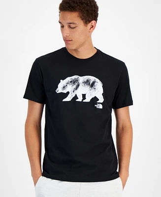 The North Face Men's Bear On Move Standard-Fit Graphic T-Shirt