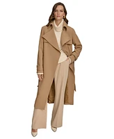 Donna Karan New York Women's Belted Notched-Collar Trench Coat