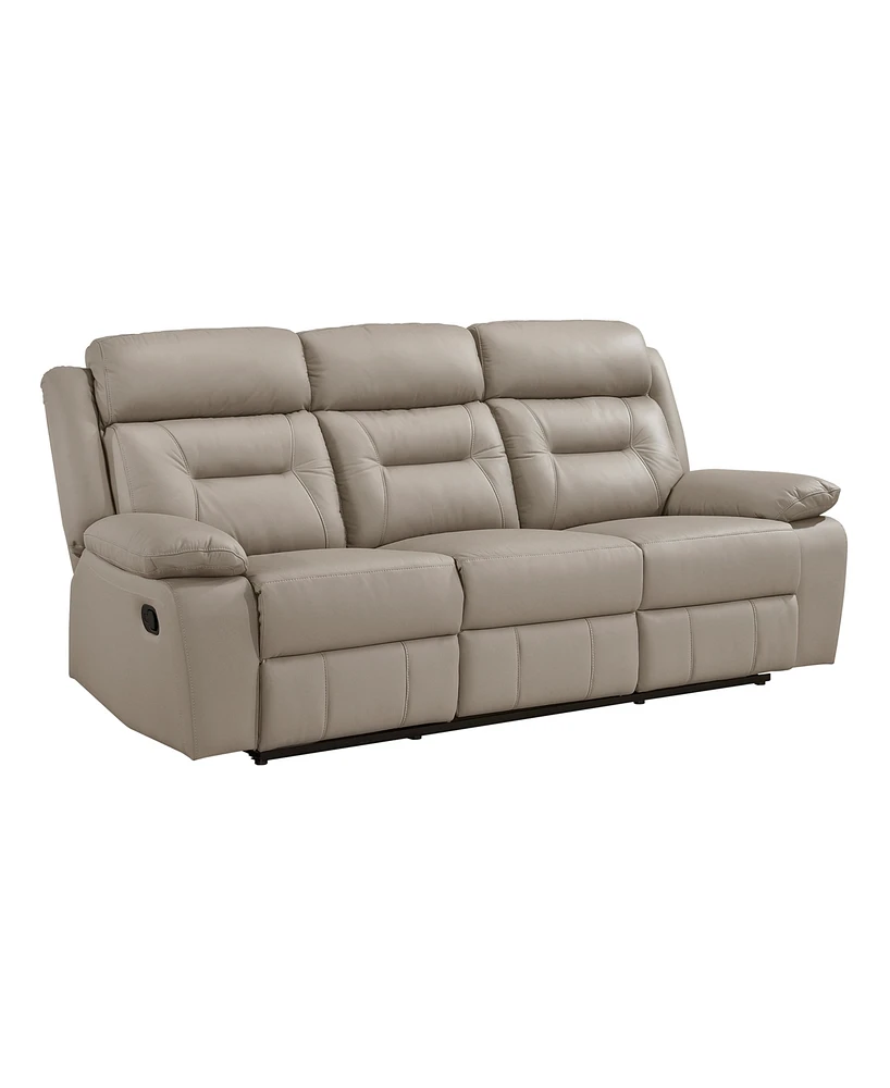 Homelegance White Label Corvallis 87" Double Reclining Sofa
