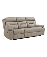 Homelegance White Label Corvallis 87" Double Reclining Sofa