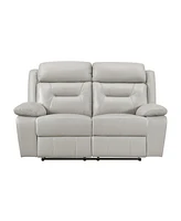 Homelegance White Label Corvallis 63" Double Reclining Love Seat