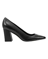 Marc Fisher Ltd Women's Vernie Slip-On Block Heel Dress Pumps