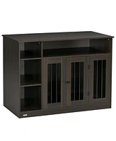 PawHut Dog Crate Furniture with Storage Space