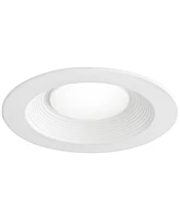 Tesler Canless 5"/6" White Led Retrofit Trims 6-Pack