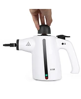 Handheld Steam Cleaner, 9-Piece Accessory Set, White, Steamer for Cleaning, Couch Cleaner, Steam Cleaner Carpet and Upholstery