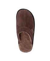 Muk Luks Men's Leather Goods By Abbott Slipper, Mahogany, 11