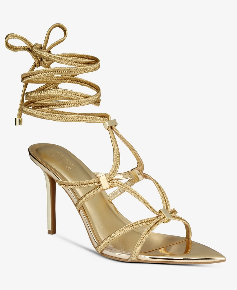 I.n.c. International Concepts Women's Laqueta Lace-Up Dress Sandals, Created for Macy's