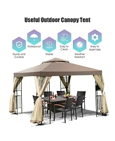 Slickblue Awning Patio Screw-free Structure Canopy Tent