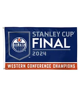 Wincraft Edmonton Oilers 2024 Western Conference Champions 3' x 5' Single