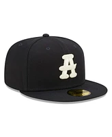 New Era Men's Navy Gwinnett Stripers Black Crackers Theme Night 59FIFTY Fitted Hat