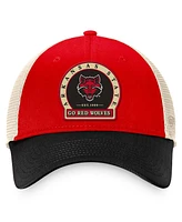 Top of the World Men's Scarlet Arkansas State Red Wolves Refined Trucker Adjustable Hat